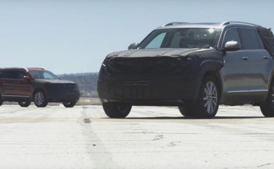 Volkswagen промотират новия Atlas като перфектната семейна кола (видео) 