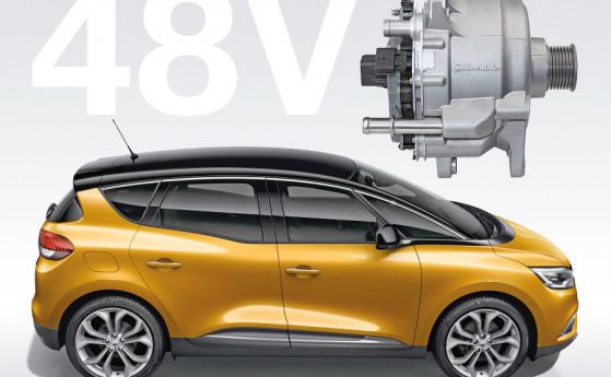 Renault Scenic става хибрид с помощта на Continental