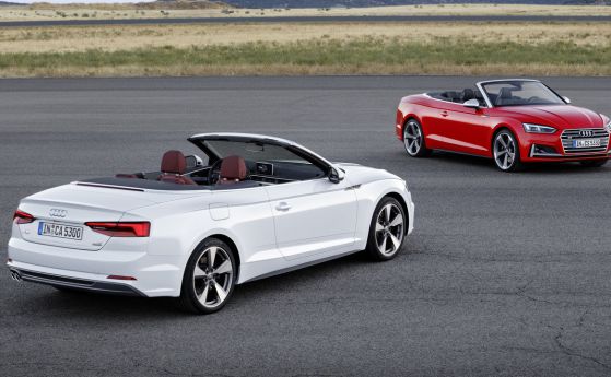 Audi показа A5 и S5 без покрив (видео)