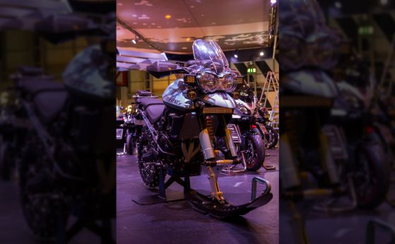 Този Triumph Tiger 800 показва, че не трябва да изоставате мотора през зимата 