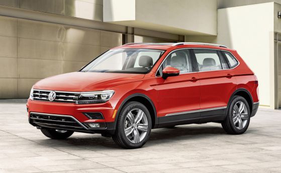 Удълженият Volkswagen Tiguan Allspace блесна в Детройт