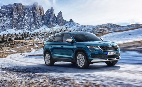Skoda Kodiaq Scout идва стандартно с 4х4 и офроуд глезотийки 