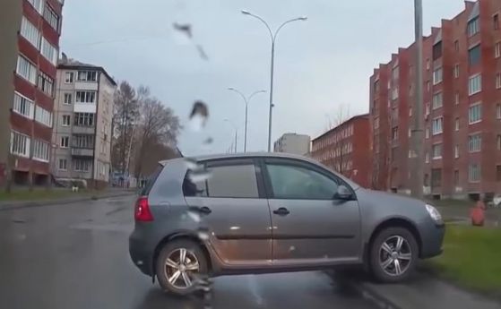 Когато колата потегли сама (видео)