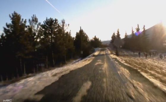 Ето колко бързи могат да са WRC машините на лед (видео)