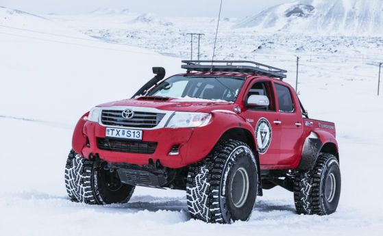 Nokian Hakkapeliitta 44 за всъдеходите на Arctic Trucks