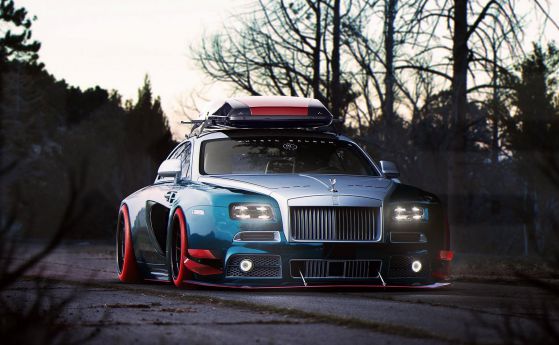Правилно виждате, това е спортен Rolls-Royce