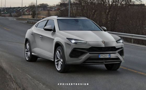 Ето как ще изглежда първият SUV на Lamborghini - Urus (видео)