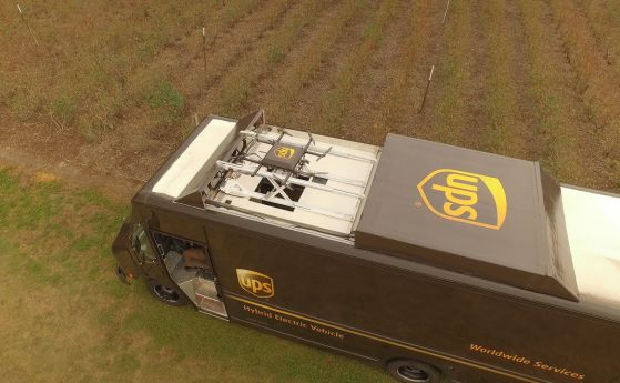 UPS тества доставяне с дрон