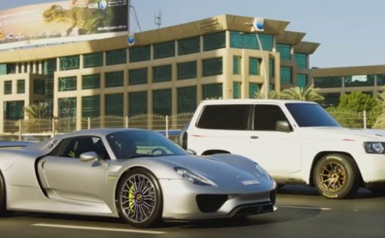 Единственият Nissan Patrol, който може да накаже 918 Spyder (видео)