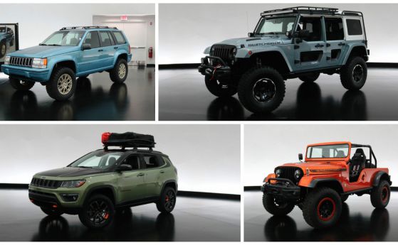 Jeep радва феновете със седем нови концепции 