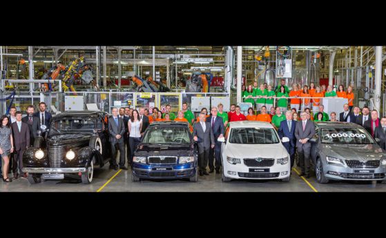 Skoda произведе милионния си Superb