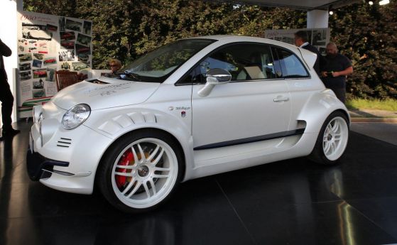 Малък, сладък звяр - Fiat 500 Giannini (видео)
