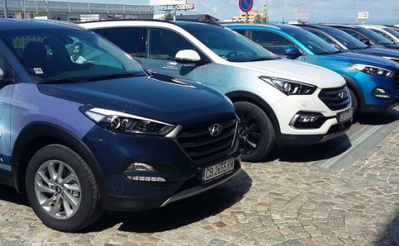 Hyundai извозва звездите за мача на Бербатов и Фиго