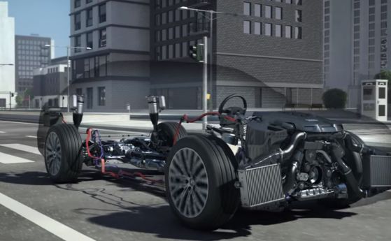 Активното окачване на Audi A8 предвижда неравностите (видео)