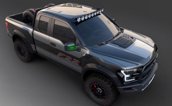 Уникален Ford F-150 Raptor отива на благотворителен търг (видео)