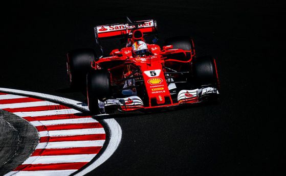 F1: Ферари окупира първа редица в Унгария