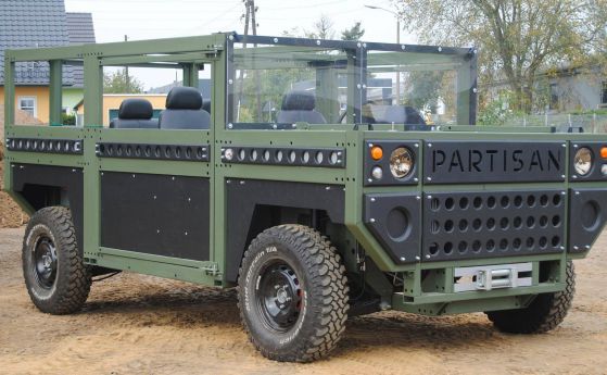 Partisan One е примитивен джип със 100-годишна гаранция