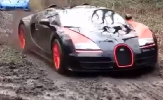Bugatti Veyron става и за офроуд (видео)