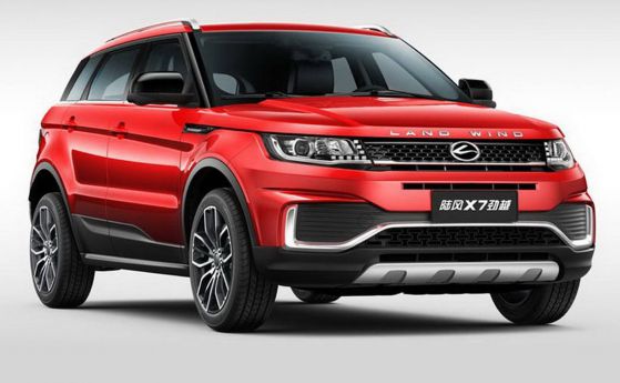 Landwind X7 с фейслифт, пак прилича на Evoque