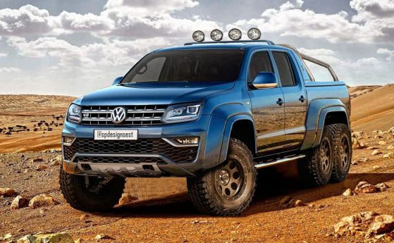 А какво ще кажете за Volkswagen Amarok 6x6?
