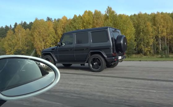 Mercedes-AMG G63 с жалък опит за драг (видео)