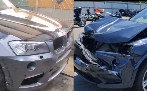 Размазано BMW X3 става ново за 19 часа (видео)