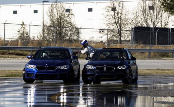 BMW M5 с дрифт рекорди за "Гинес" (видео)