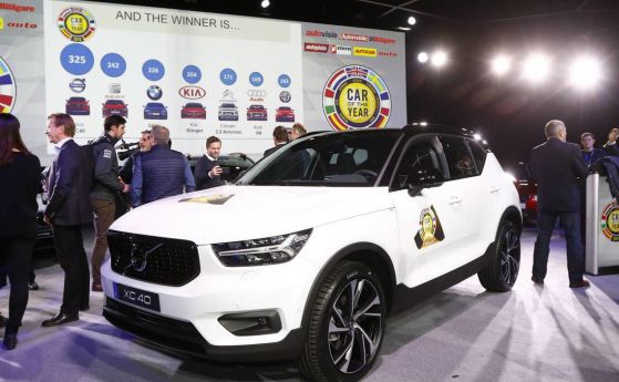Volvo XC40 е европейския автомобил на годината