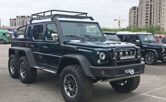 Китайците от BAIC с безсрамно копие на Mercedes G63 6x6