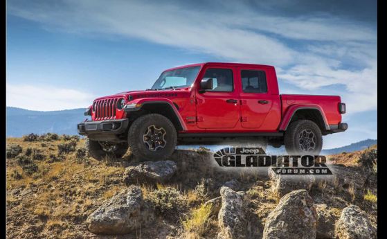 Wrangler като никой друг: запознайте се с пикапа Jeep Gladiator