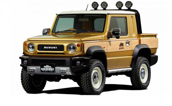 Новото Suzuki Jimny като пикап и хард офроуд машина