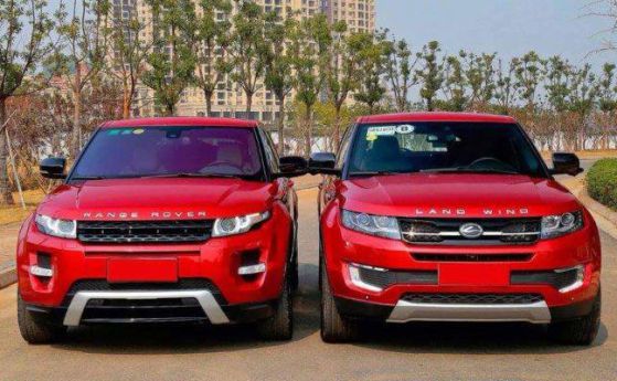 Land Rover осъди китайци за менте на Evoque