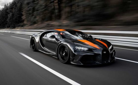 Bugatti Chiron вдигна над 490 км/ч (видео)