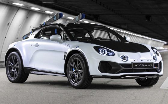 Alpine A110 SportsX: намигване към рали-историята в SUV стил