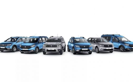 Гамата на Dacia фабрично с газови уредби