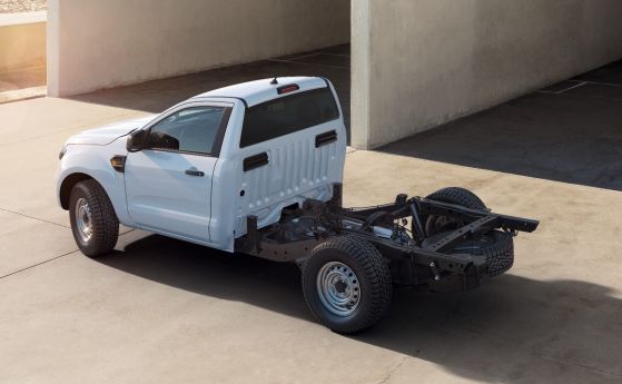 Ford Ranger вече и като шаси кабина