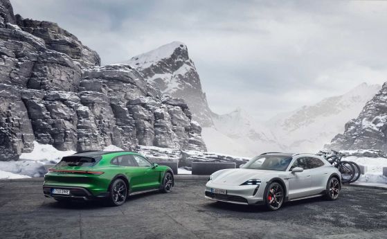 Ето го новото Porsche Taycan Cross Turismo