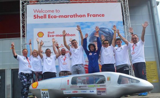 Български ученици и студенти се класираха в ТОП 10 на Shell Eco-marathon във Франция