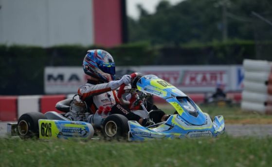 Любо Руйков си гарантира титлата по картинг в ROK Cup Италия