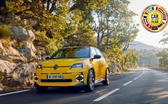 Електрическото Renault 5 стана "Автомобил на годината" 2025 в Европа