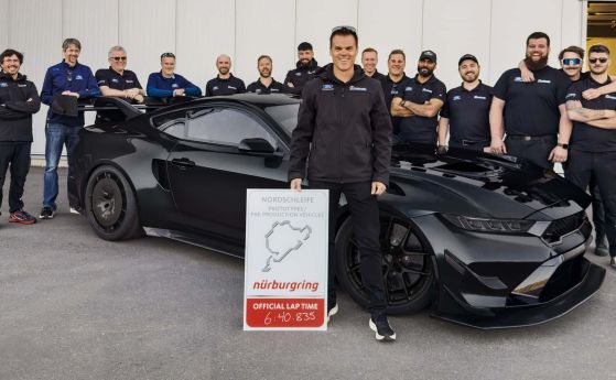 Ford Mustang GTD подобри рекорда на Corvette ZR1X на Нюрбургринг с обиколка от 6:40 минути