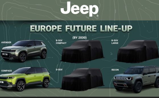 Jeep ще пуска голям SUV, разработен съвместно с Dongfeng