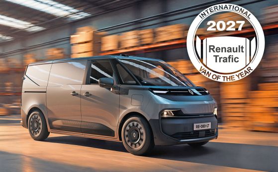 Renault Trafic Van E-Tech electric е Международен ван на годината 2027