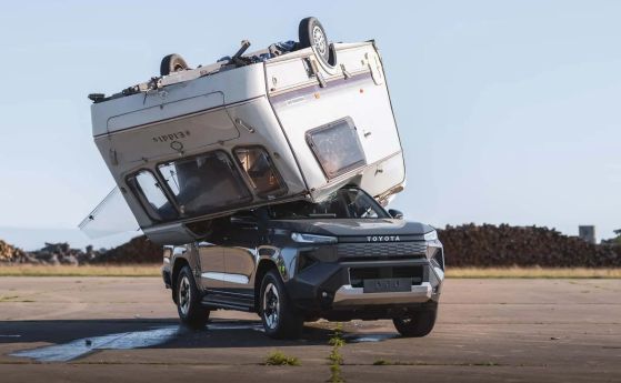 Toyota възражда дуела с караваната: неунищожим ли е електрическият Hilux? (ВИДЕО)