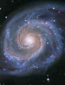 Галактиката M51, отдалечена на 30мил св.години