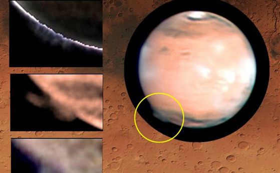 Изследване на мистериозните облаци на Марс