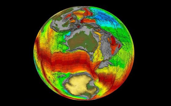Движението на тектоничните плочи на Земята за 40 секунди