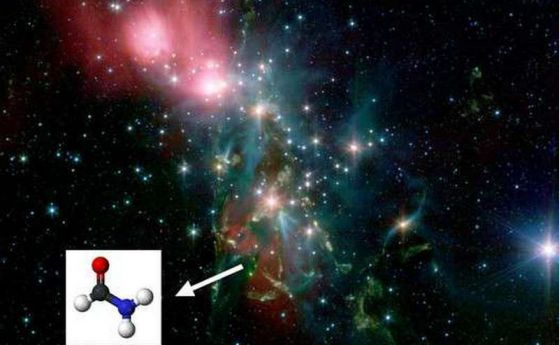 Открити са органични молекули в области на формиране на звезди