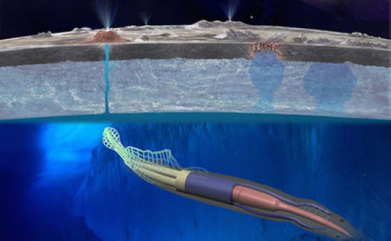 НАСА представи мек робот-калмар за търсене на извънземен живот в океаните