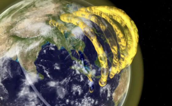 Огромни плазмени тръби плават високо над Земята (видео)